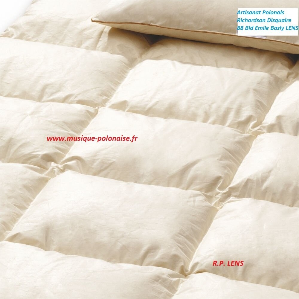 Couette 280x240 en Plumes et duvet d'Oie
4200gr.