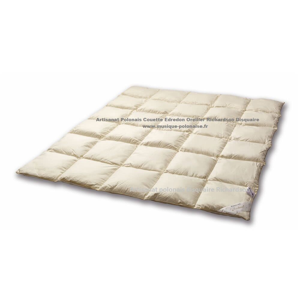 Couette 280x240 en Plumes et duvet d'Oie 
4200gr.