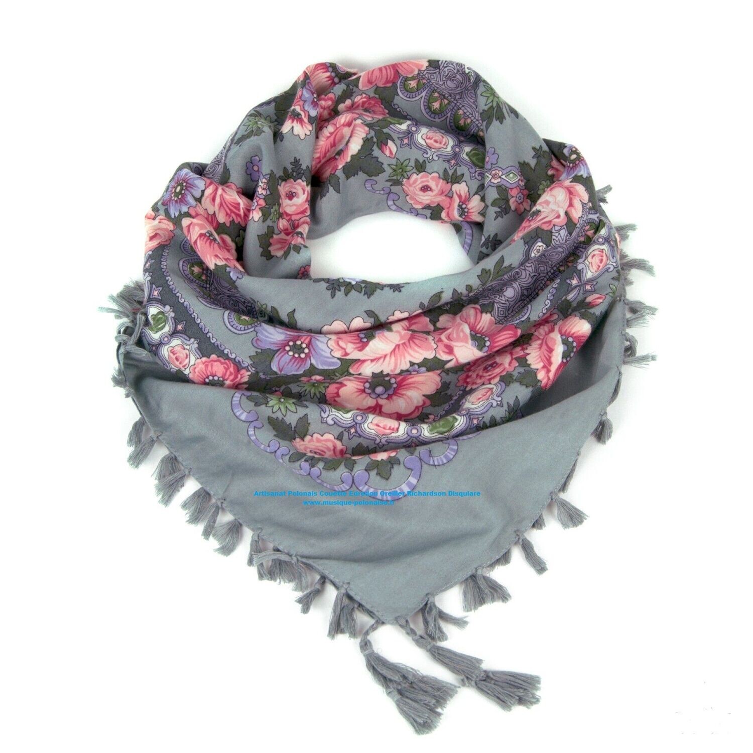 FOULARD polonais POMPONS