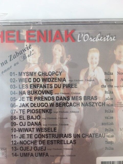 CD Heleniak l'orchestre
comme au bal