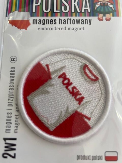 Magnet Ecusson POLSKA Un 2 en 1