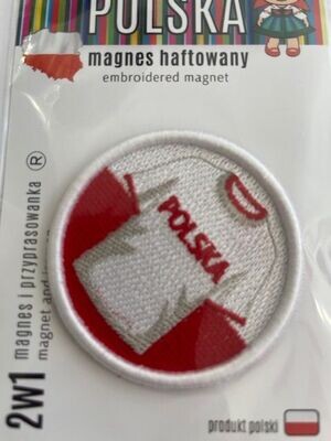 Magnet Ecusson POLSKA Un 2 en 1