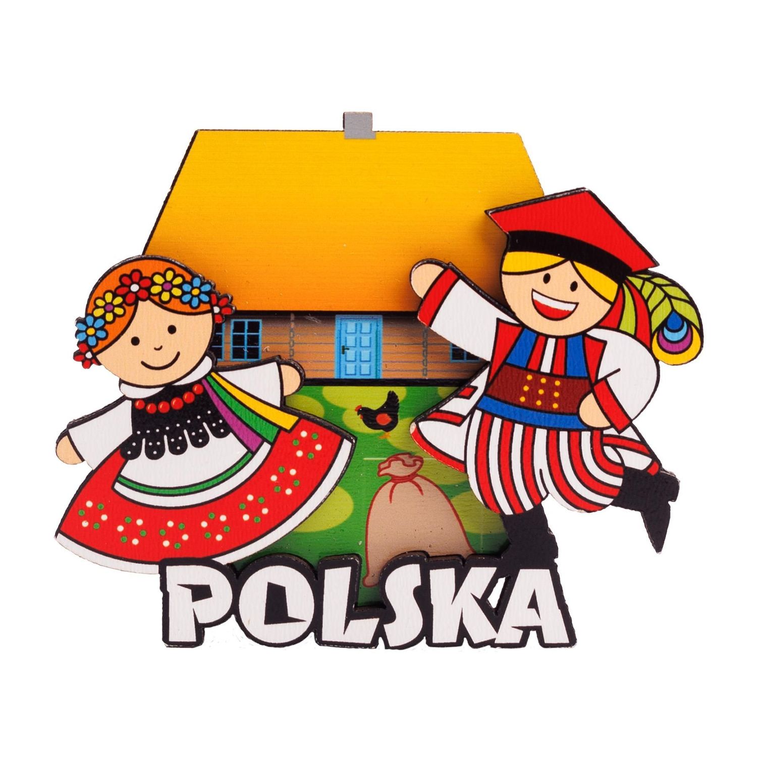 Magnet folk polonais 3D