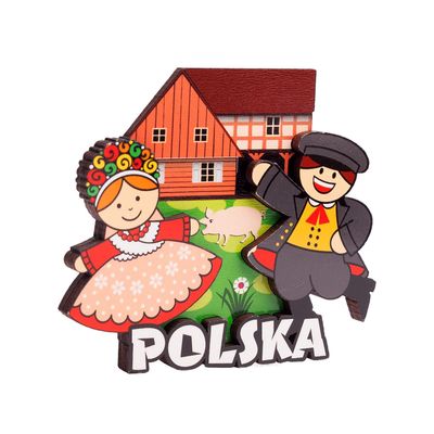 Magnet folk polonais 3D