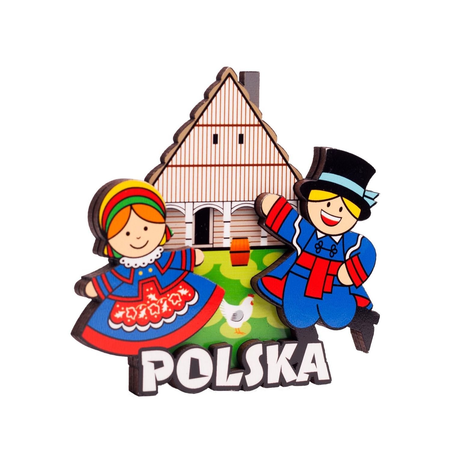 Magnet folk polonais 3D