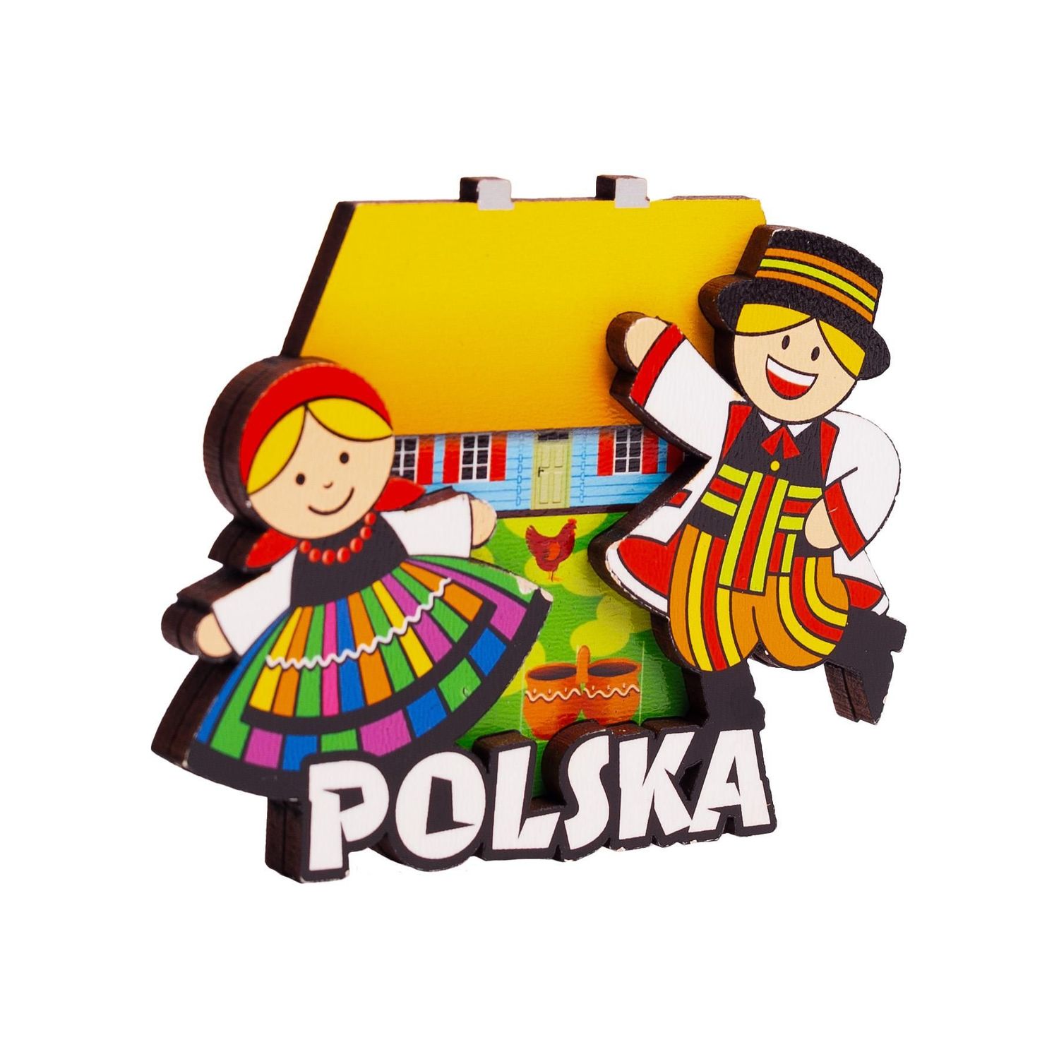 Magnet folk polonais 3D
