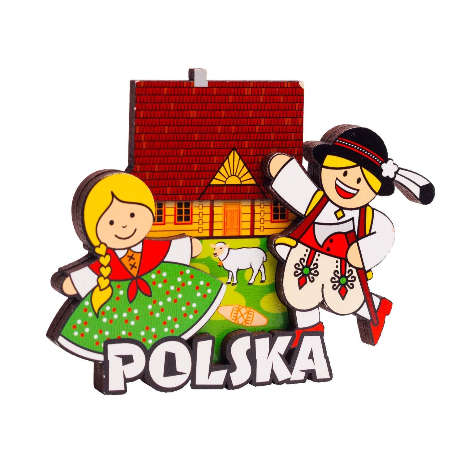 Magnet folk polonais 3D