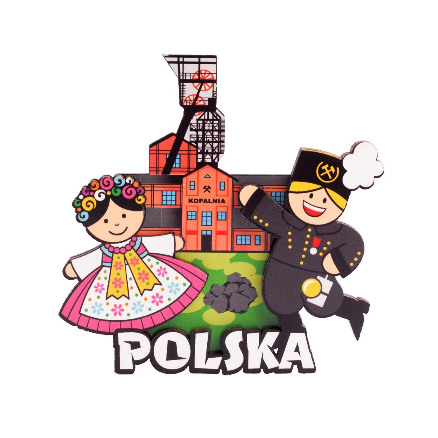 Magnet folk polonais 3D Magnet folk polonais 3D