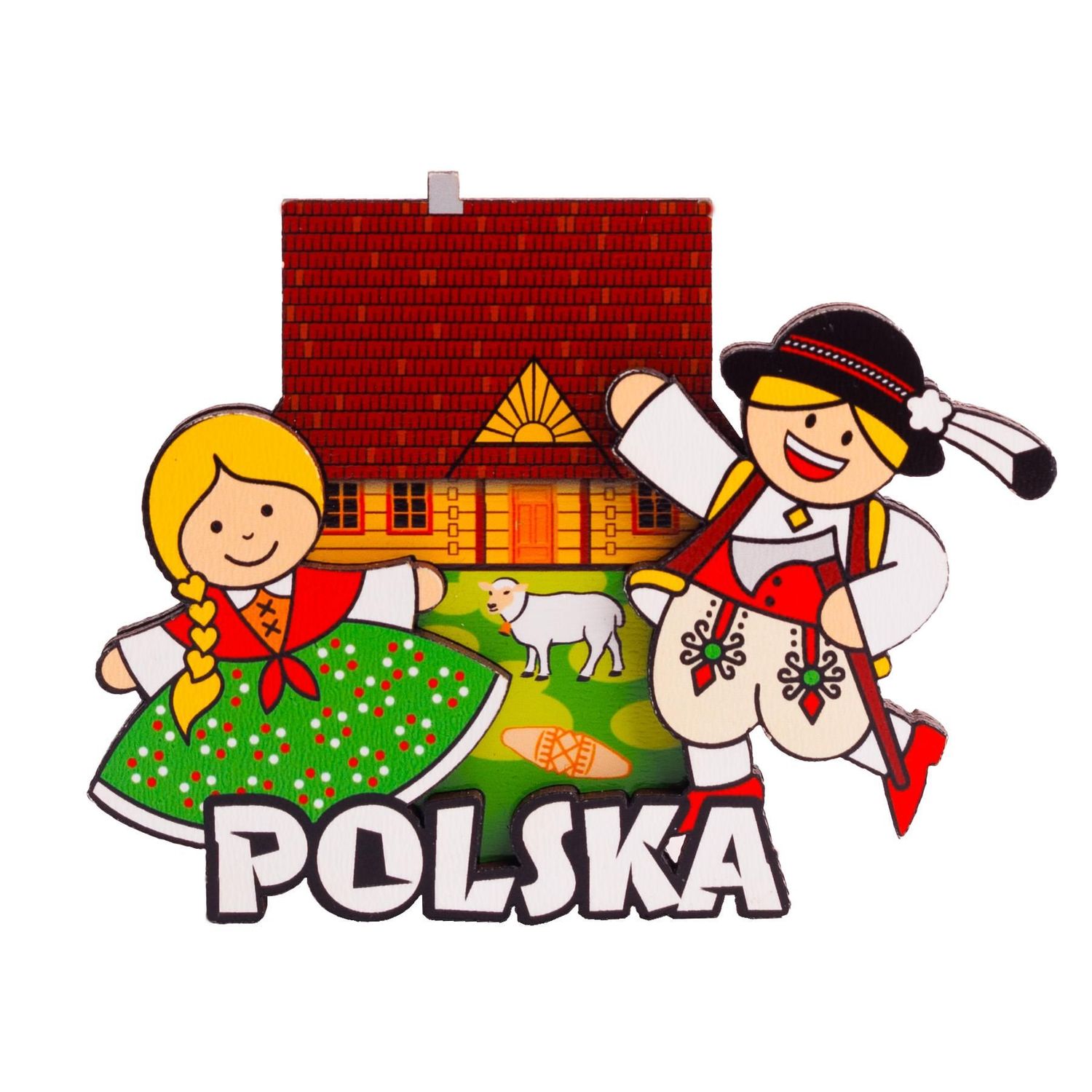 Magnet folk polonais 3D