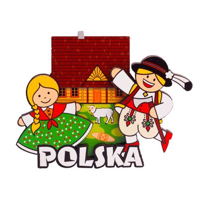 Magnet folk polonais 3D