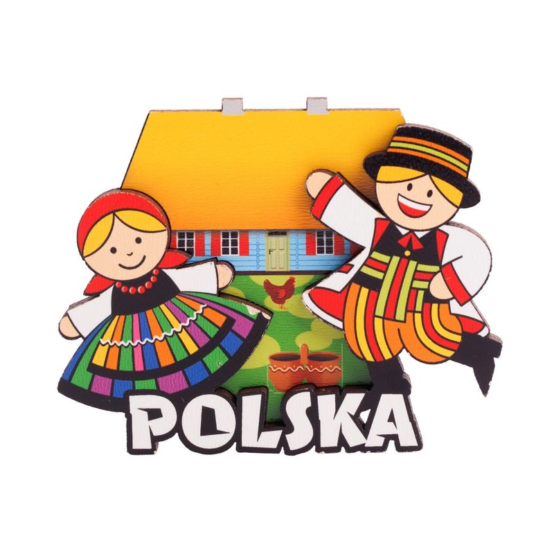 Magnet folk polonais 3D