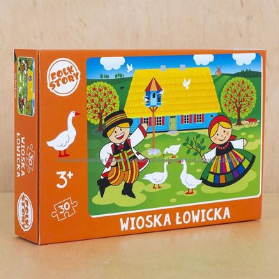 Puzzle Folk Polonais village KASZUBIAN Pologne