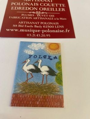 MAGNET FOLK CIGOGNES POLONAISES