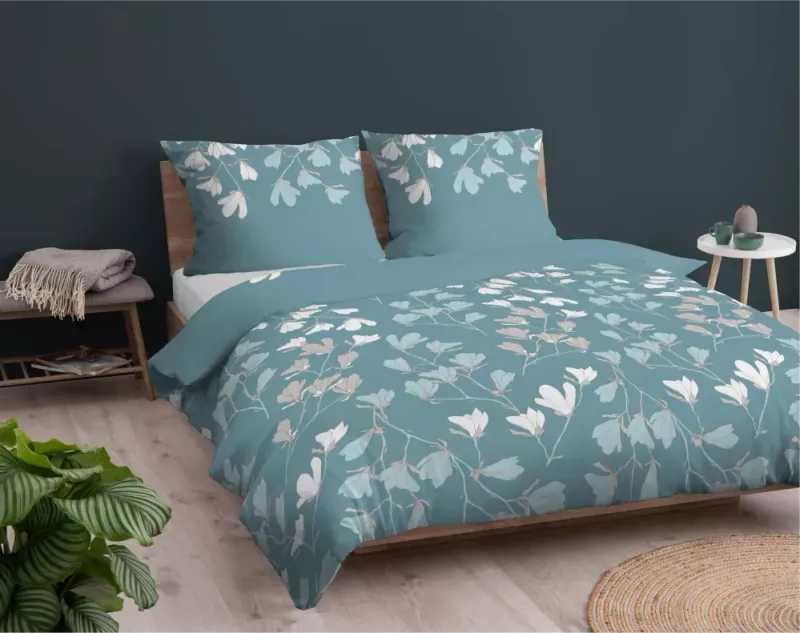 Parure de lit 220x200 en flanelle + 2 taies 70x80