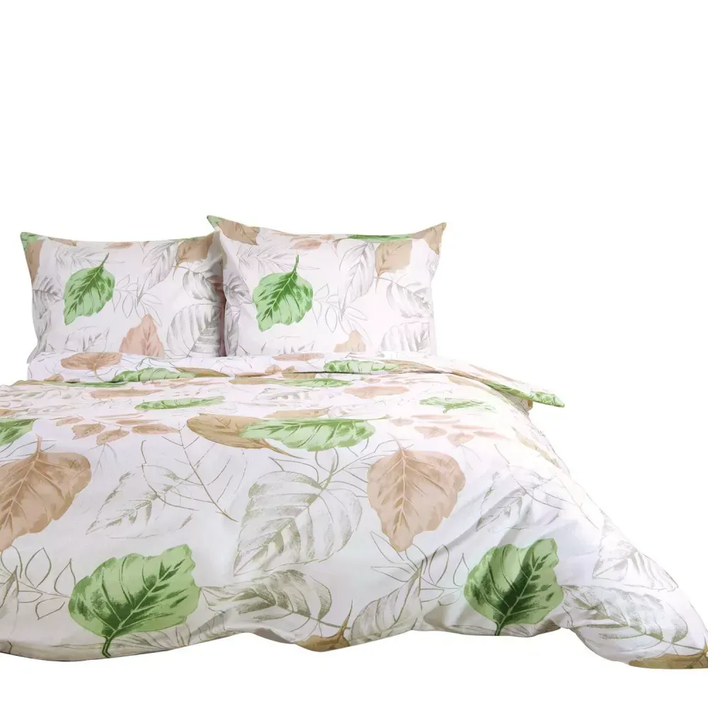 Parure de lit 180x200 Flanelle housse + 2 Taies 70x80