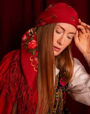 FOULARD FOLKLORIQUE