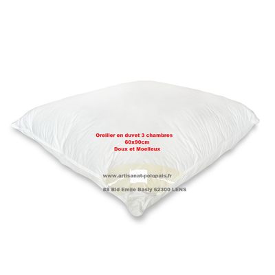 Oreiller en duvet 60x90 Oreiller en duvet 60x90