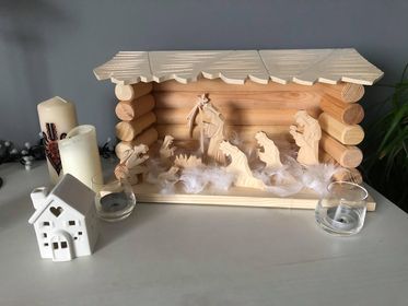 Crèche en bois Crèche en bois