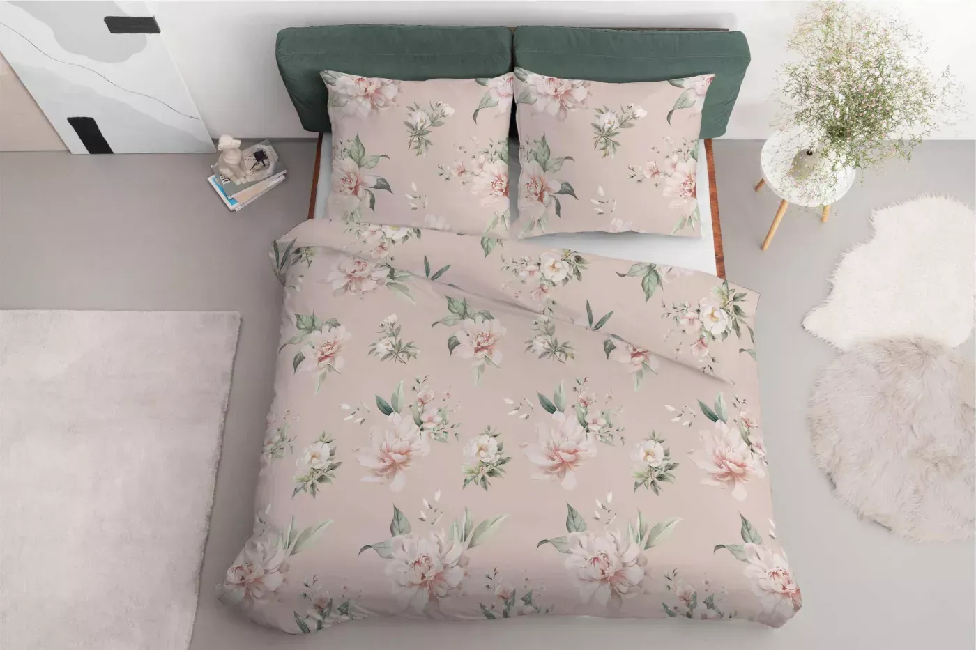parure de lit 220x200 Housse + 2 Taies 70x80