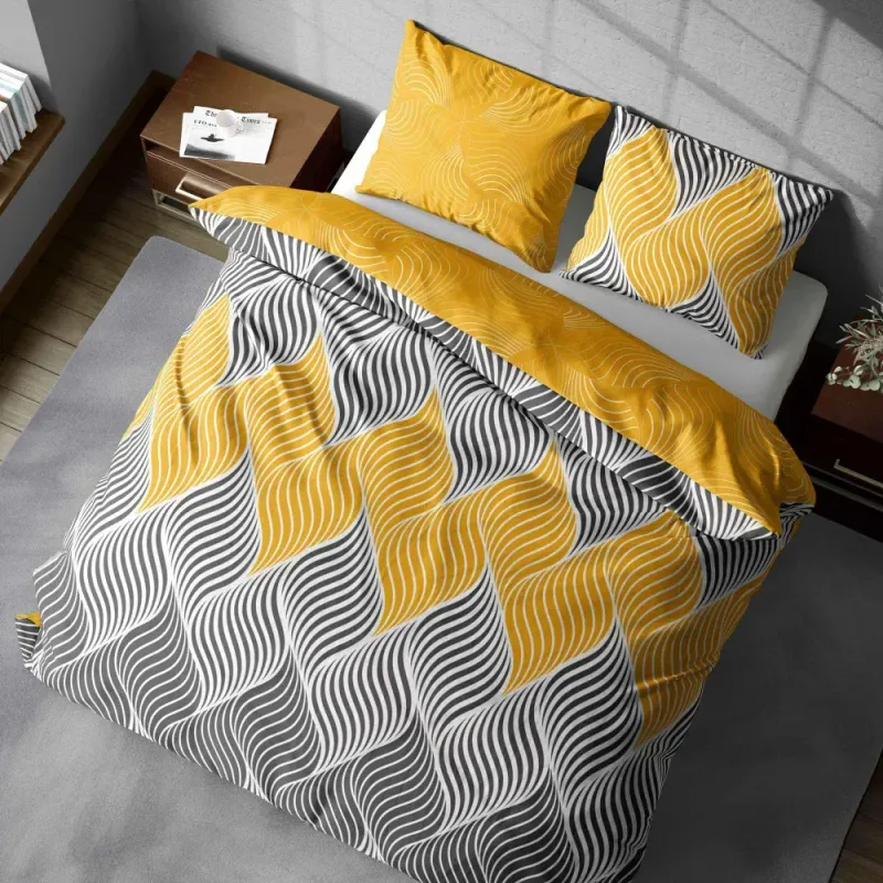 Parure de lit 220x200 Housse + 2 Taies 70x80