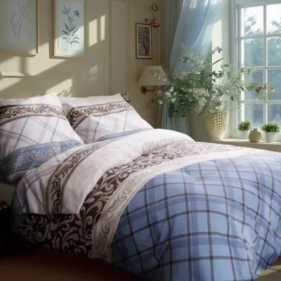 Parure de lit 180x200 housse + 2 Taies 70x80 Parure de lit 180x200 housse + 2 Taies 70x80