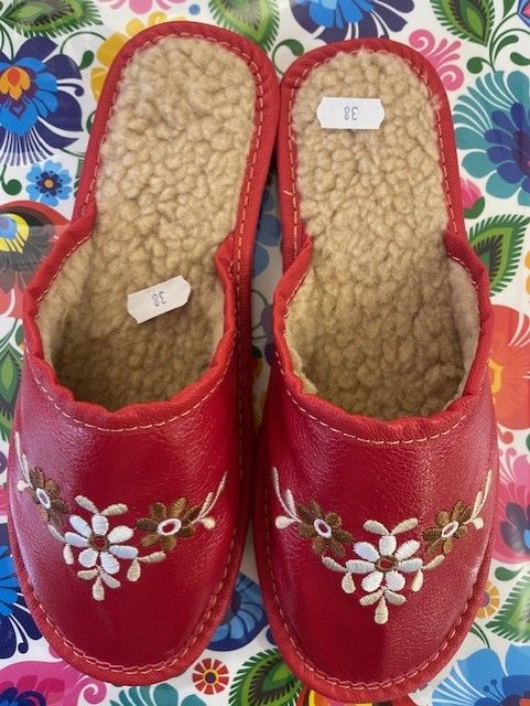 Pantoufles femme fourrées