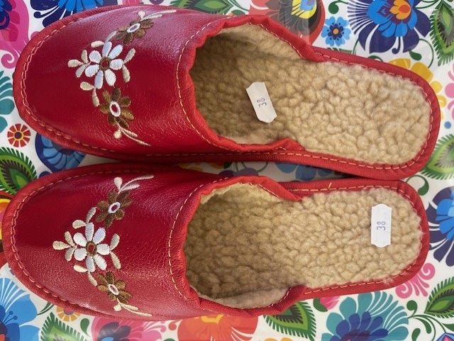 Pantoufles femme fourrées