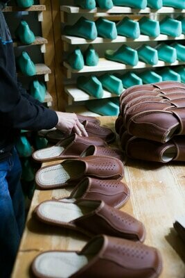 Pantoufles polonaises NUS PIEDS BASKETS folk Polonais