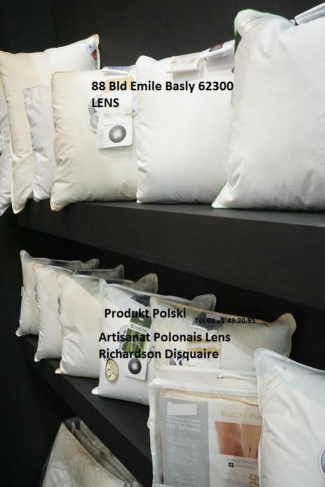OREILLER 65 X 65 en plume et duvet d'oie 980gr.