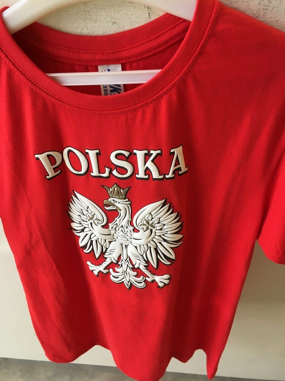 T SHIRT Polska adulte rouge