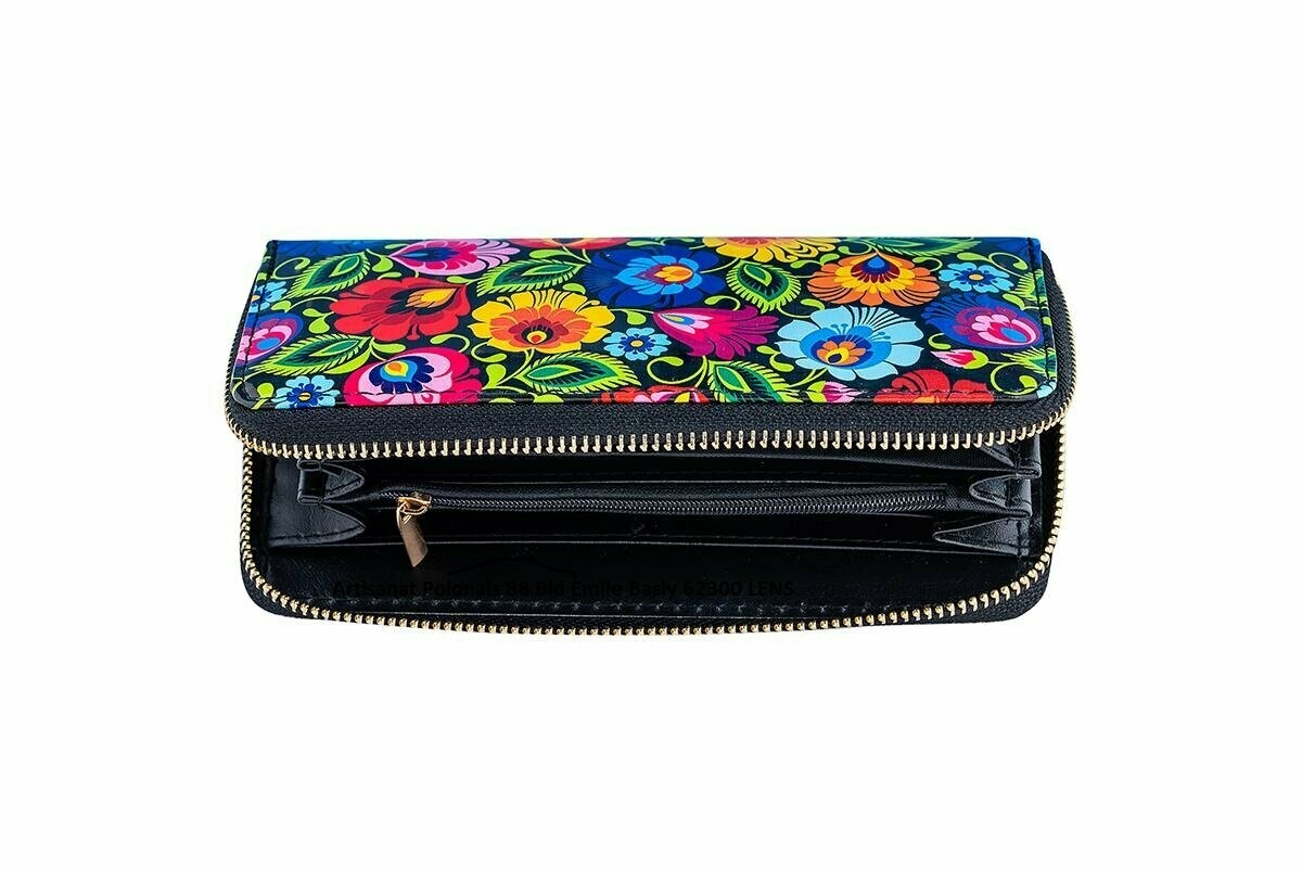 Porte monnaie ou porte feuille FOLK polonais