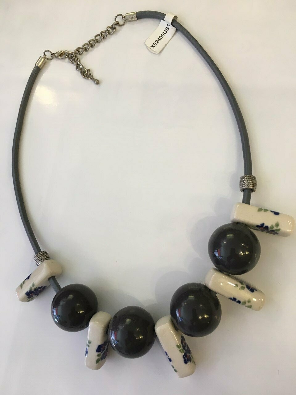COLLIER en PORCELAINE de BOLESLAWIEC vaisselle
