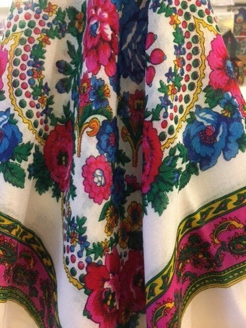 FOULARD Folk polonais LUDOWE