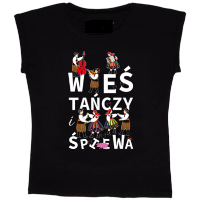 T SHIRT FEMME folk Polonais T SHIRT FEMME folk Polonais