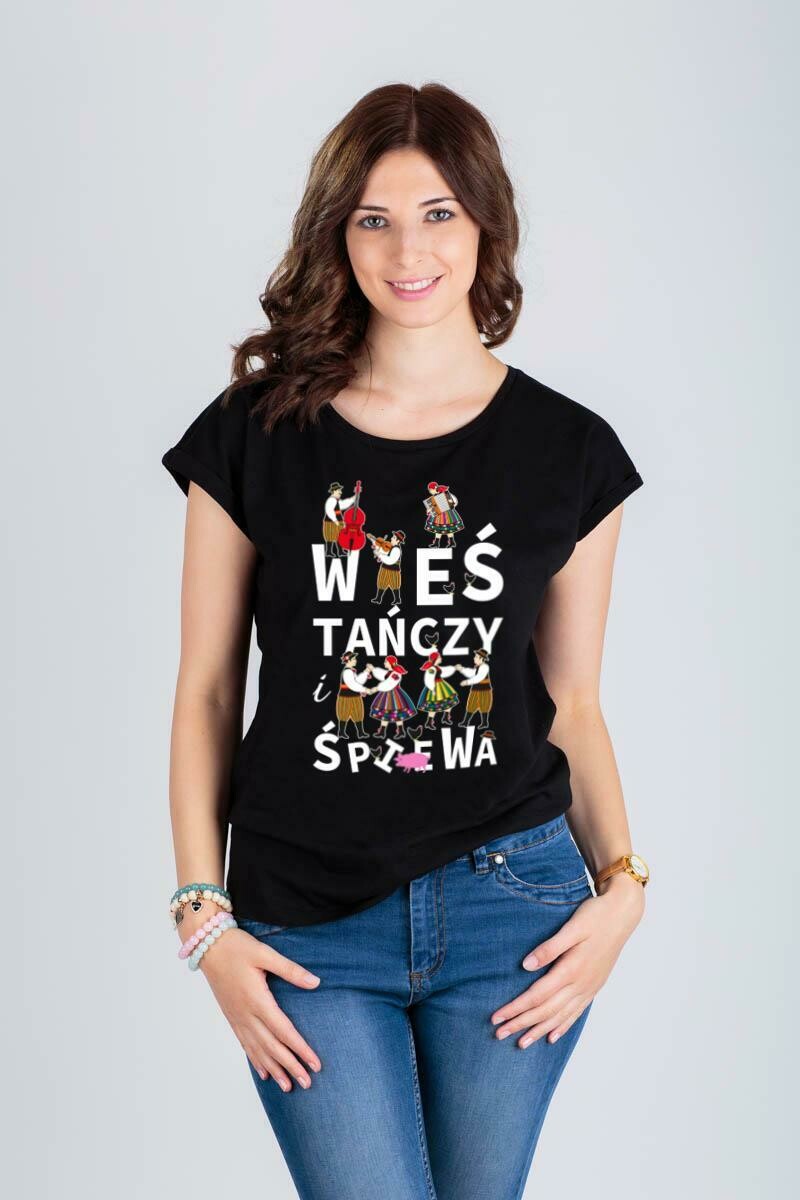 T SHIRT FEMME folk Polonais