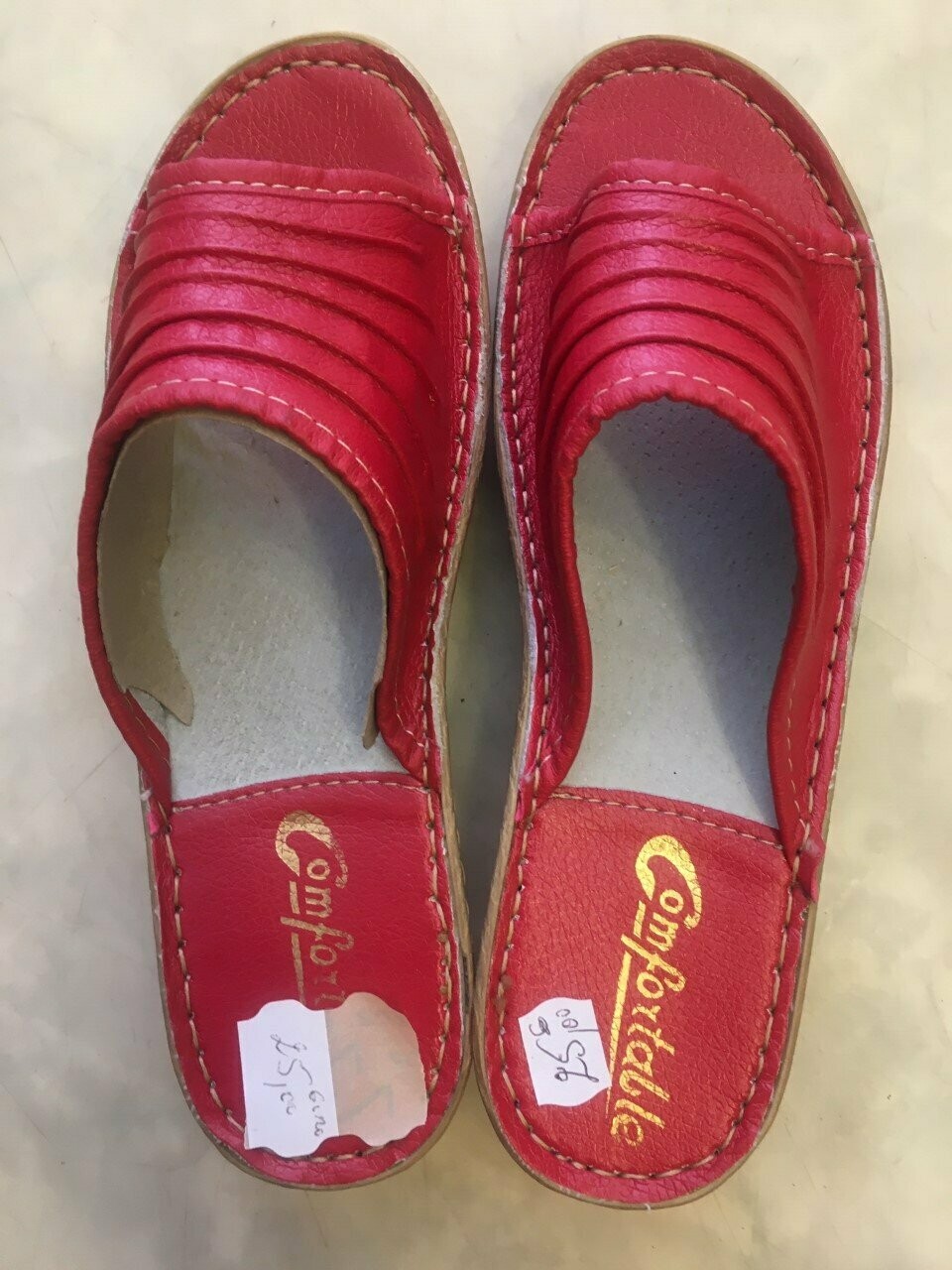 Pantoufles femme nus pieds Talon