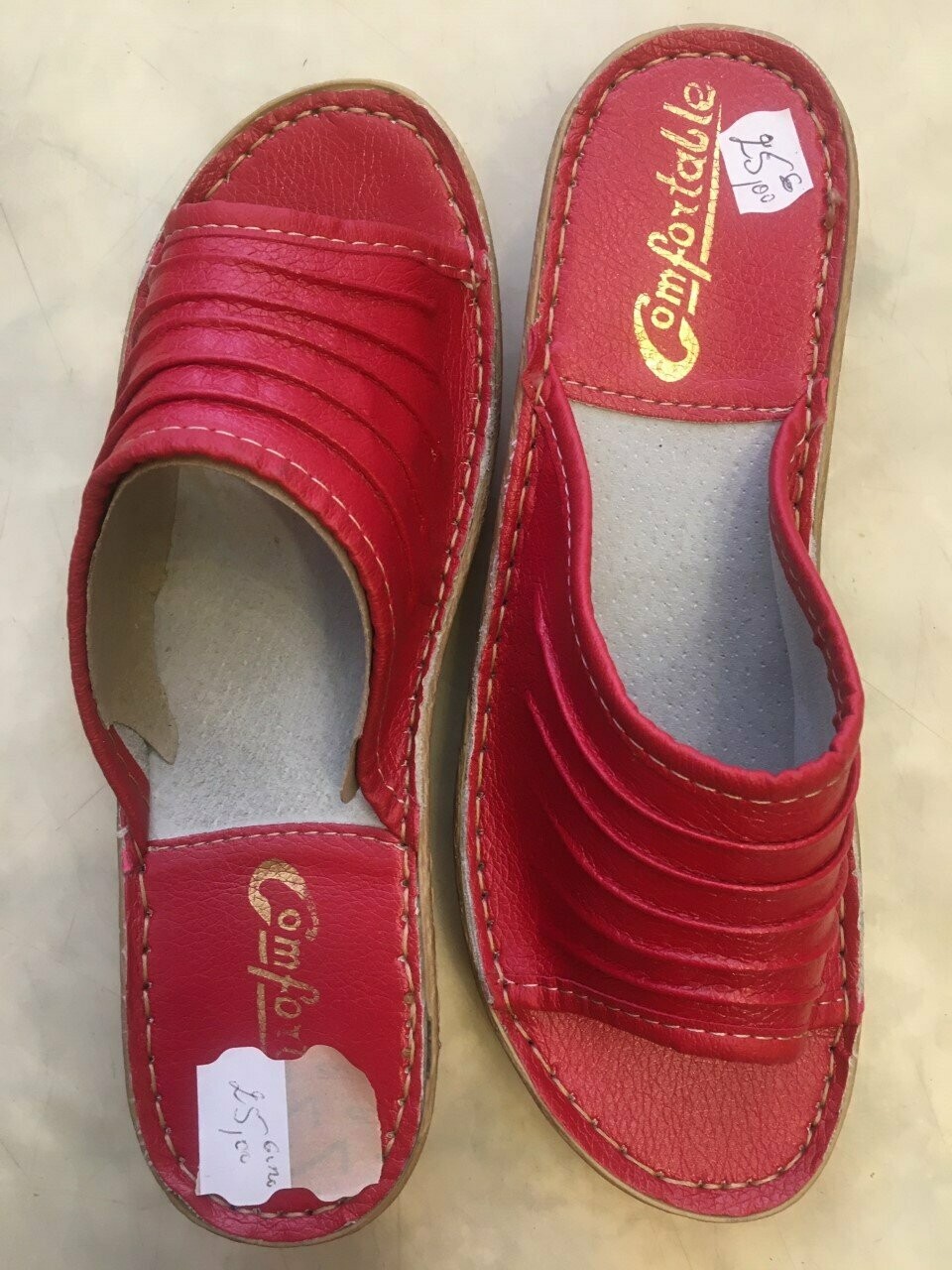 Pantoufles femme nus pieds Talon