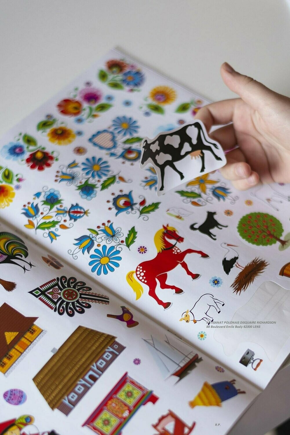 Cahier de coloriage folk polonais