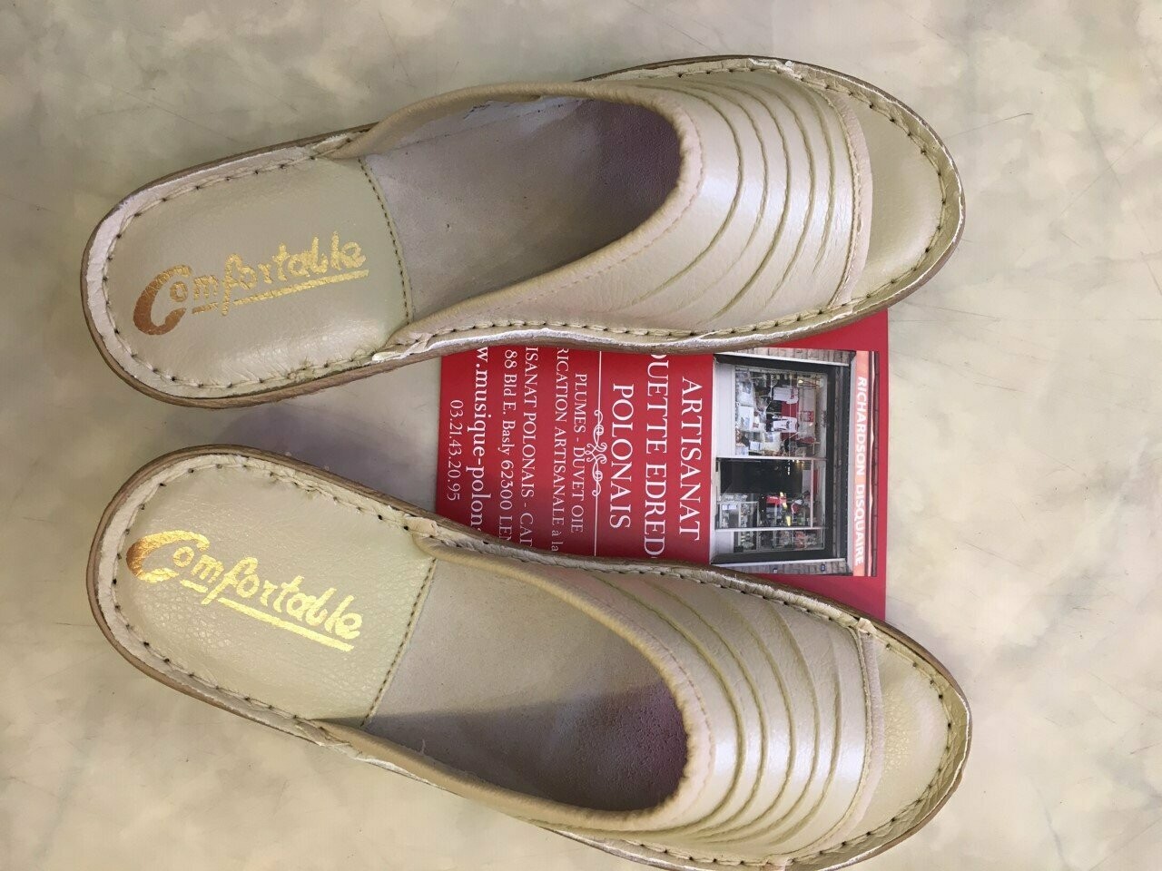 Pantoufles femme nus pieds