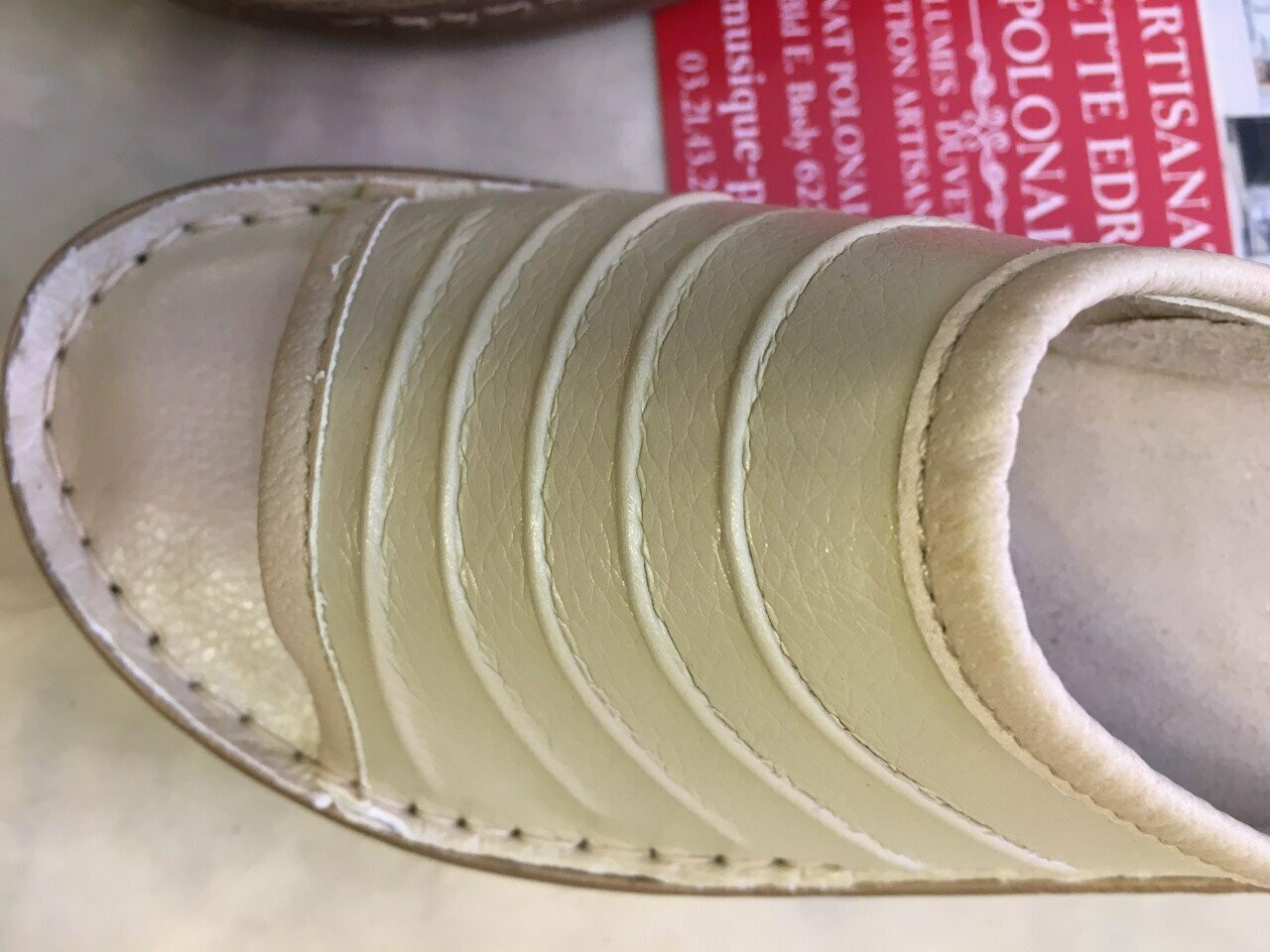 Pantoufles femme nus pieds