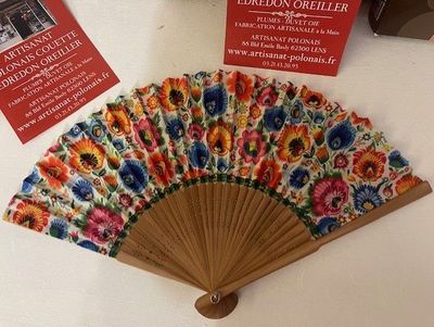 EVENTAIL FOLKLORIQUE POLONAIS