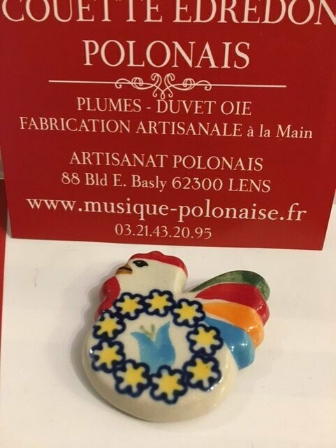 MAGNET PORCELAINE BOLESLAWIEC