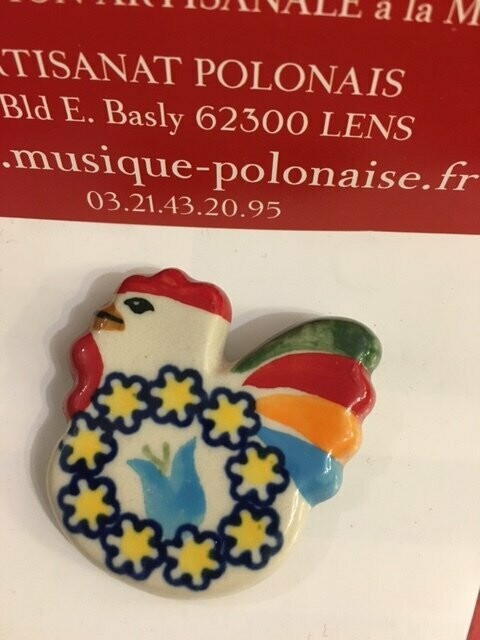 MAGNET PORCELAINE BOLESLAWIEC