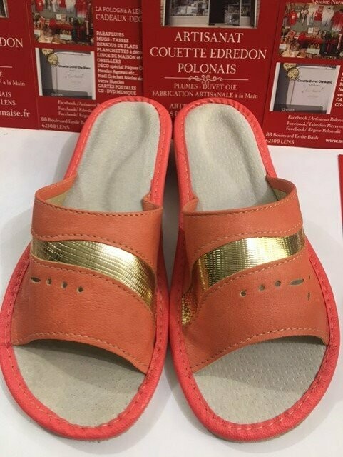 Pantoufles femme nus pieds avec Talon