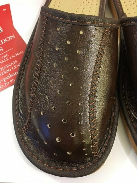 PANTOUFLES HOMME CUIR