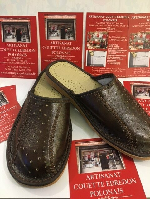 PANTOUFLES HOMME CUIR
