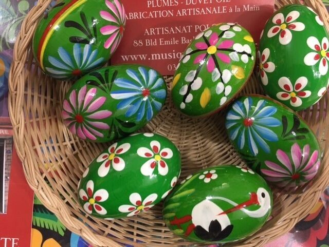 Oeuf de Pâques Bois Pisanki Oeuf de Pâques Bois Pisanki