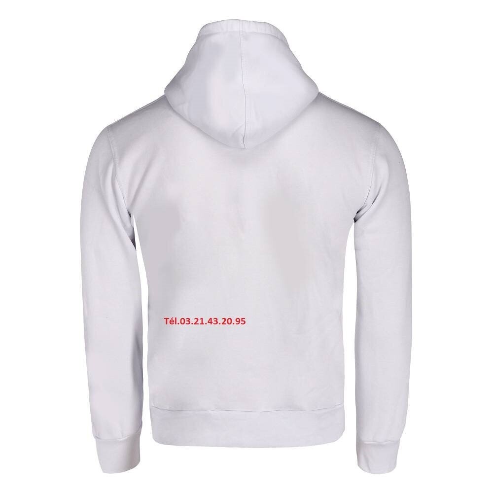 SWEAT SHIRT POLSKA BLANC capuche