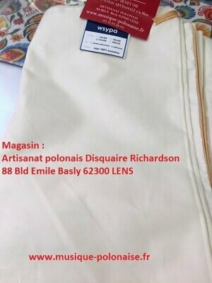 PERCALE 65 X 65 POUR OREILLER WSYPA dla wyroby Poduszka