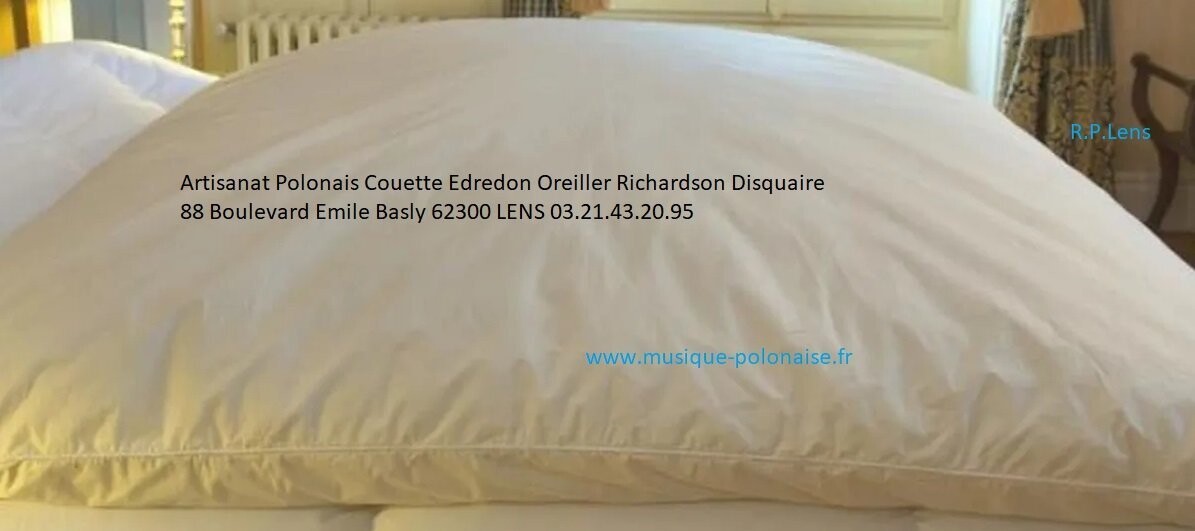 EDREDON PIERZYNA 220x200 en duvet d'oie 4000gr.